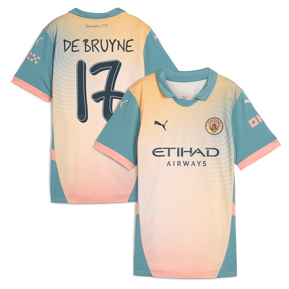 Kevin De Bruyne Manchester City Women's 2024/25 Fourth Replica Player Jersey / Soccer Sale