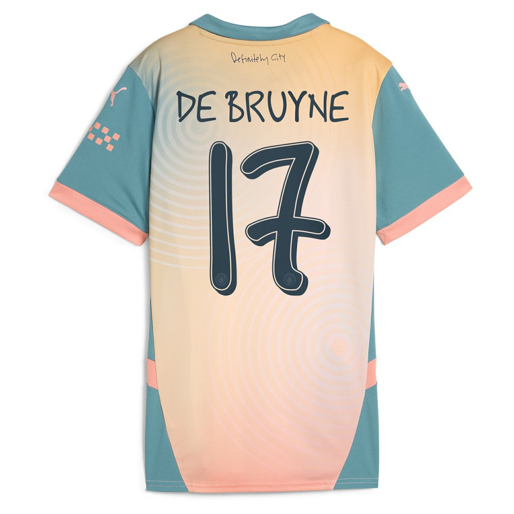 Kevin De Bruyne Manchester City Women's 2024/25 Fourth Replica Player Jersey / Soccer Sale
