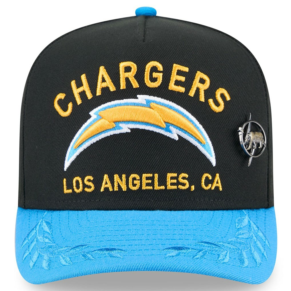 NFL Los Angeles Chargers 2025 NFL Draft On Stage A-Frame 59FIFTY Fitted Hat