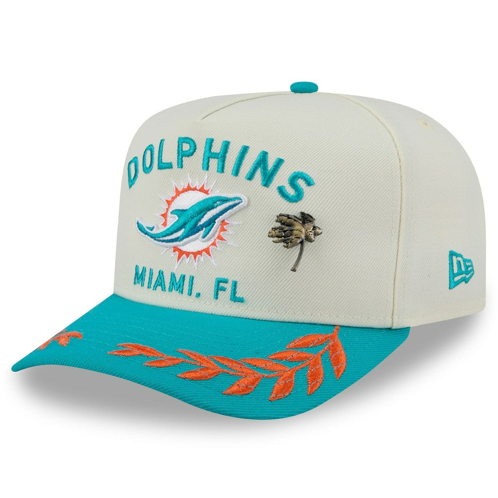 NFL Miami Dolphins 2025 NFL Draft A-Frame 59FIFTY Fitted Hat