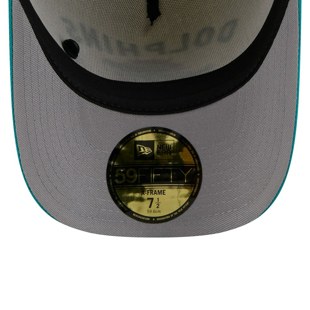NFL Miami Dolphins 2025 NFL Draft A-Frame 59FIFTY Fitted Hat