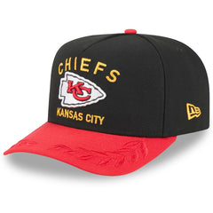 NFL Kansas City Chiefs Youth 2025 NFL Draft A-Frame 9FIFTY Snapback Hat