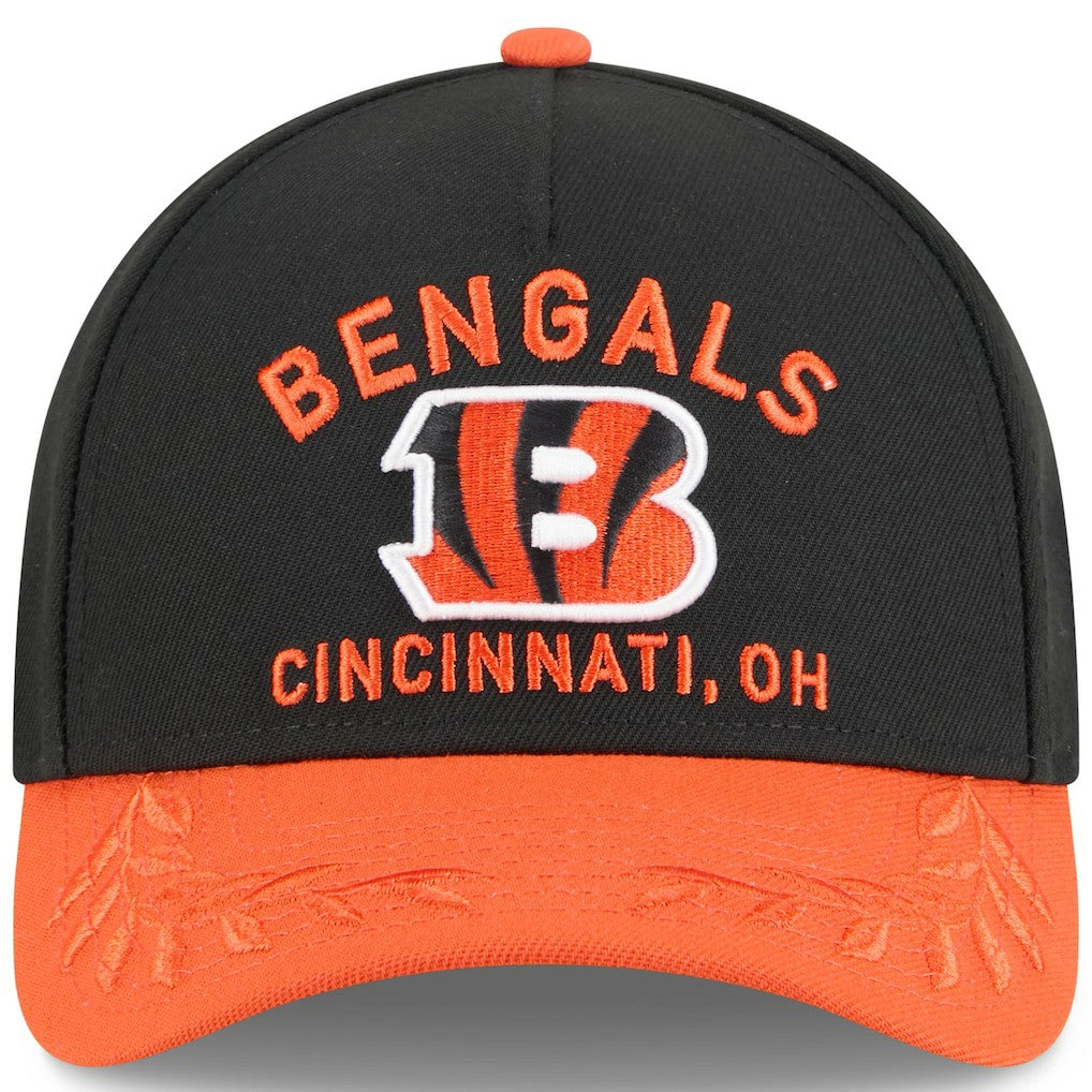 NFL Cincinnati Bengals Youth 2025 NFL Draft 9FORTY A-Frame M-Crown Adjustable Hat