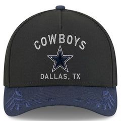 NFL Dallas Cowboys Youth 2025 NFL Draft 9FORTY A-Frame M-Crown Adjustable Hat
