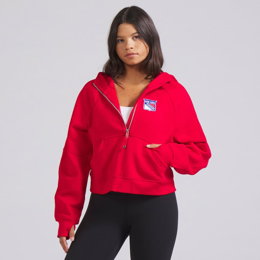 New York Rangers lululemon Women's Scuba Oversized Half-Zip Hoodie