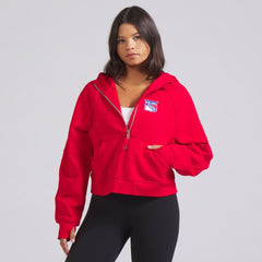 New York Rangers lululemon Women's Scuba Oversized Half-Zip Hoodie