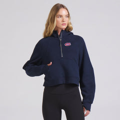 Montreal Canadiens lululemon Women's Scuba Oversized Half-Zip Hoodie