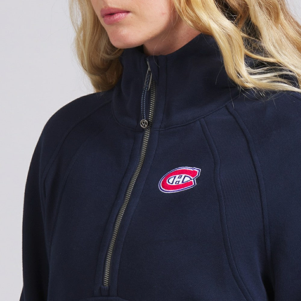 Montreal Canadiens lululemon Women's Scuba Oversized Half-Zip Hoodie