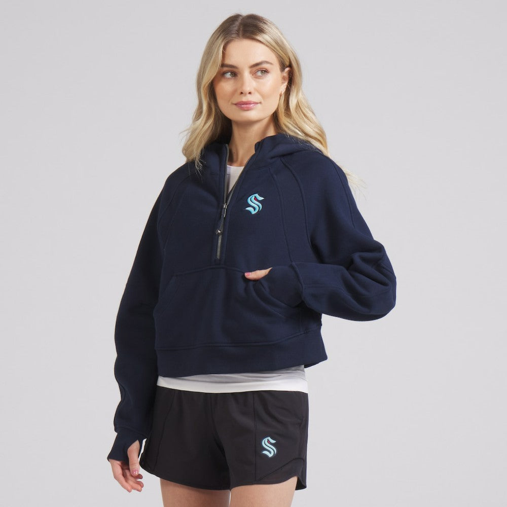 Seattle Kraken lululemon Women's Scuba Oversized Half-Zip Hoodie