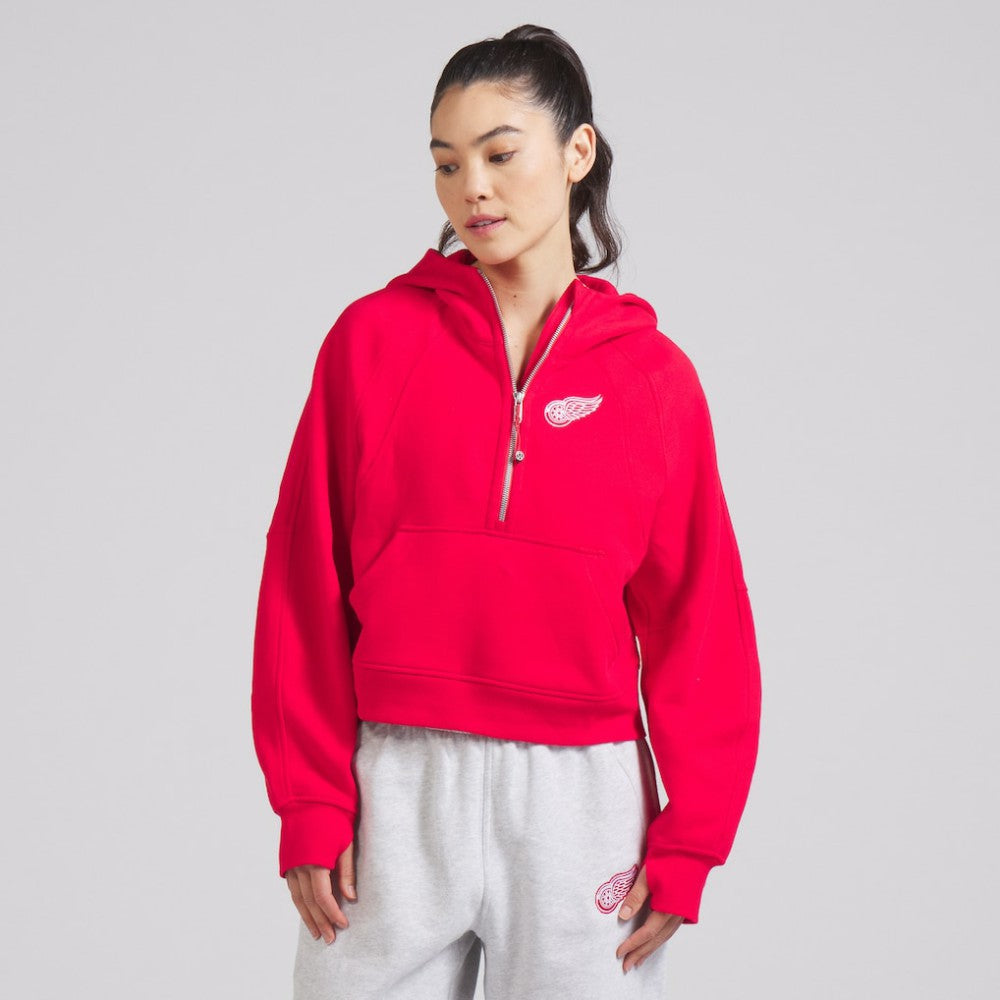 Detroit Red Wings lululemon Women's Scuba Oversized Half-Zip Hoodie