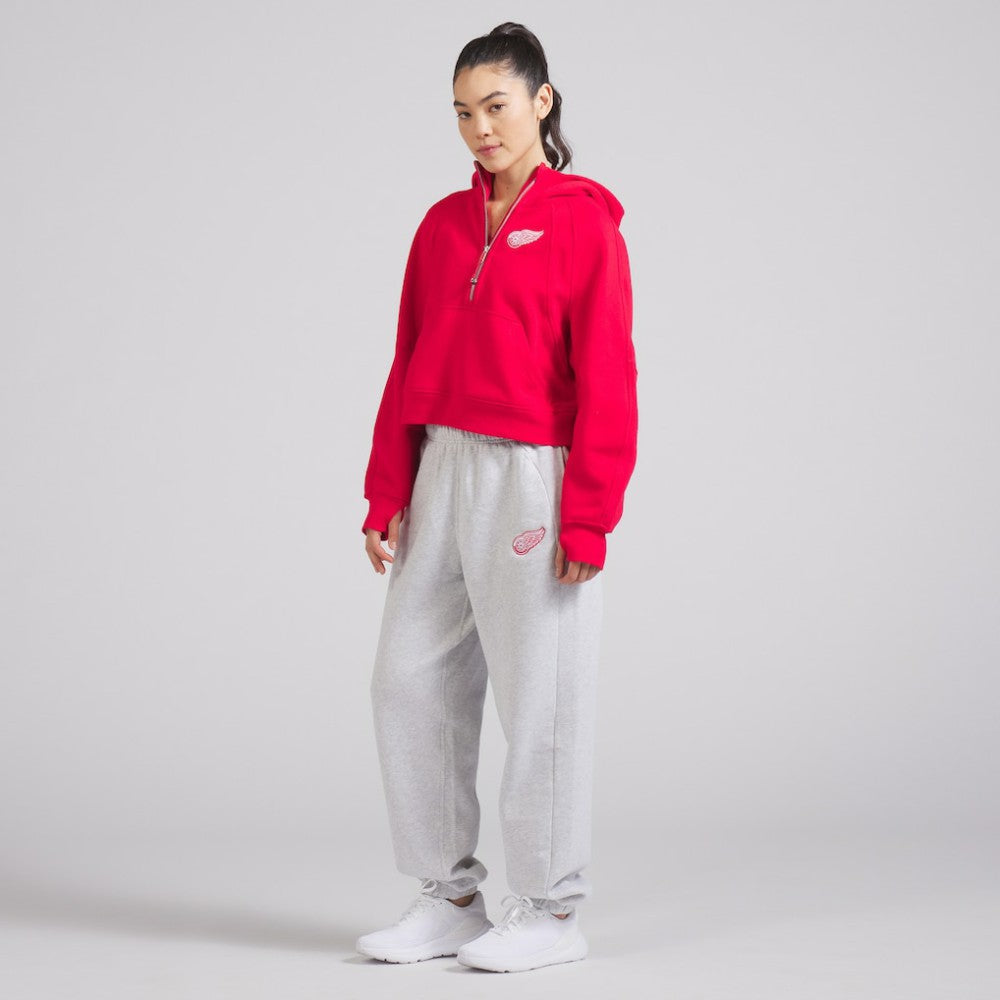 Detroit Red Wings lululemon Women's Scuba Oversized Half-Zip Hoodie