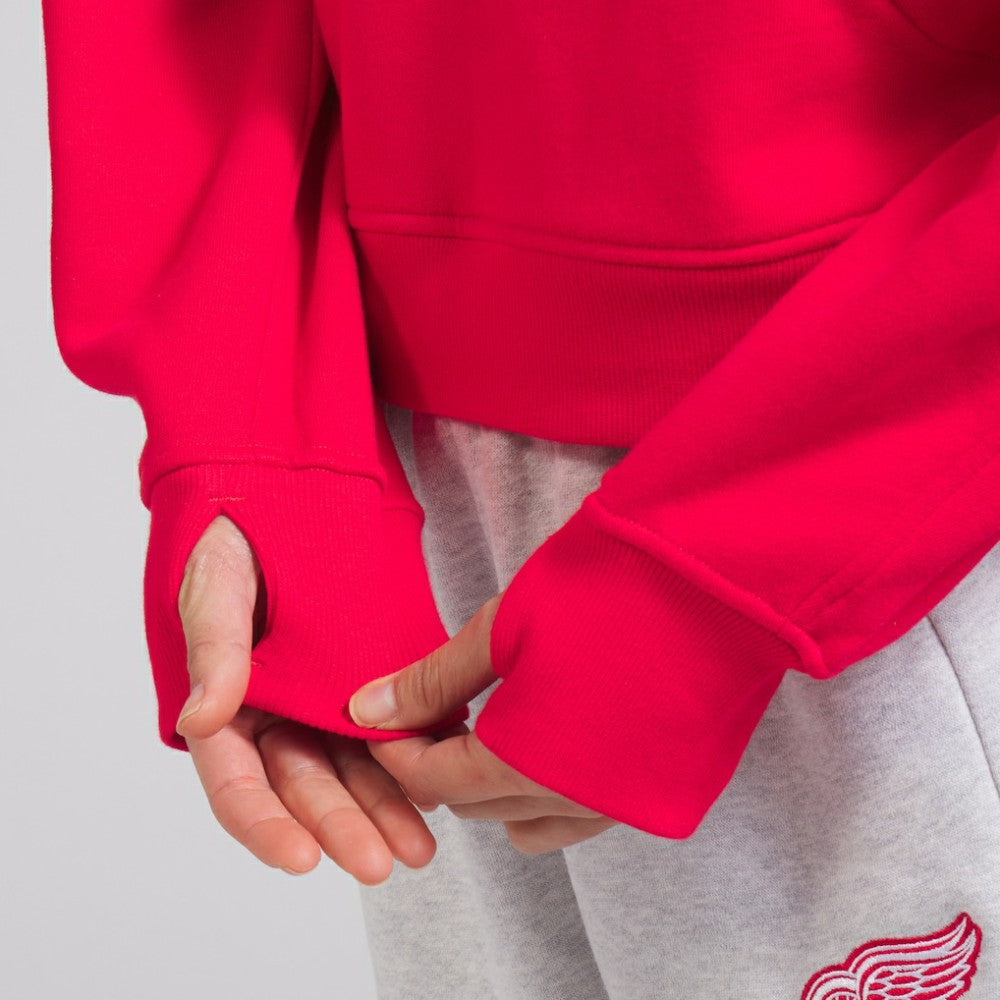 Detroit Red Wings lululemon Women's Scuba Oversized Half-Zip Hoodie