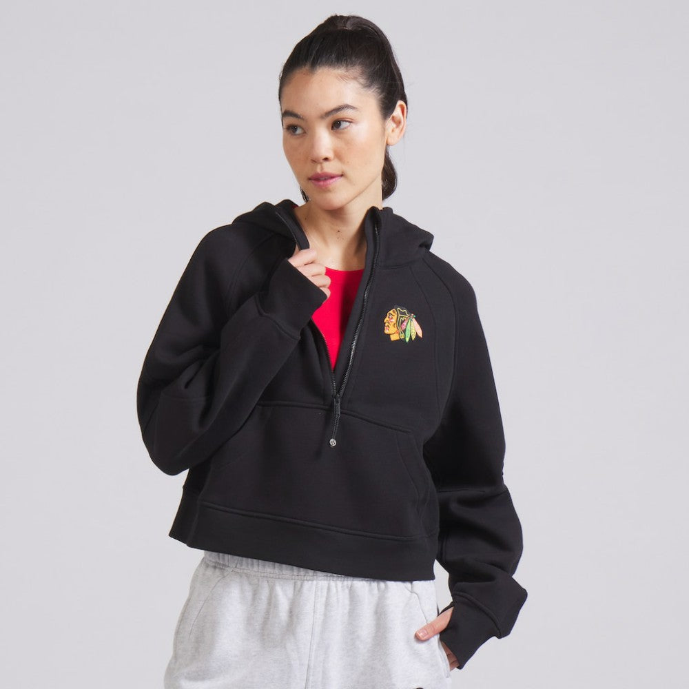 Chicago Blackhawks lululemon Women's Scuba Oversized Half-Zip Hoodie