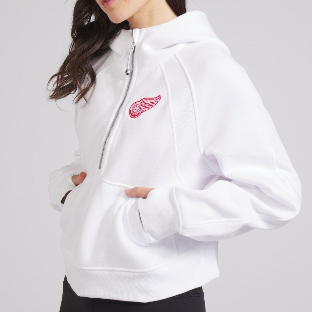 Detroit Red Wings lululemon Women's Scuba Oversized Half-Zip Hoodie