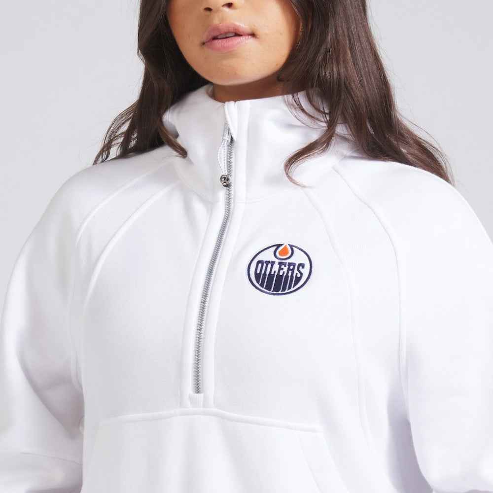Edmonton Oilers lululemon Women's Scuba Oversized Half-Zip Hoodie
