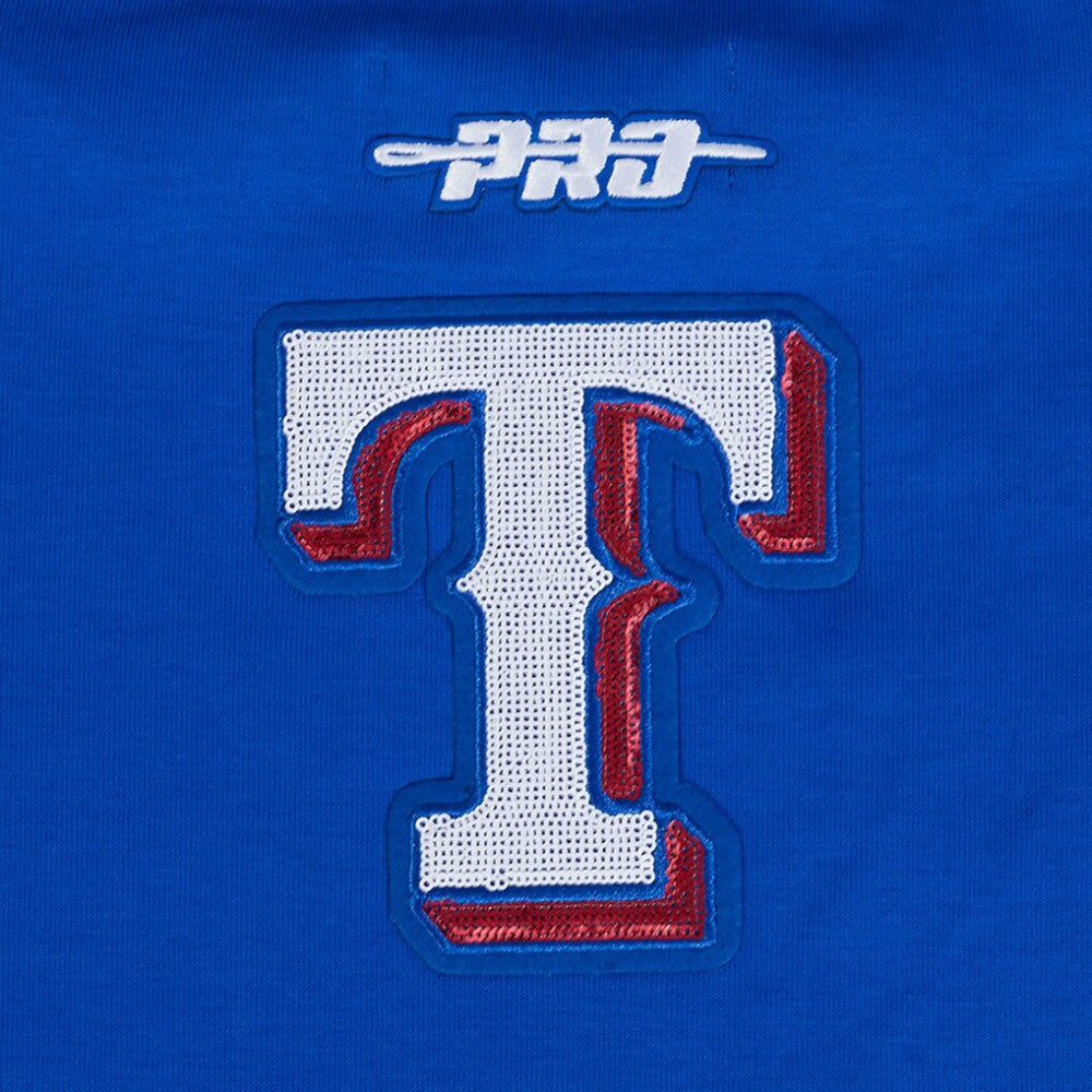 Texas Rangers Pro Standard Women's Game Day Classics Crewneck Pullover Sweatshirt - Royal