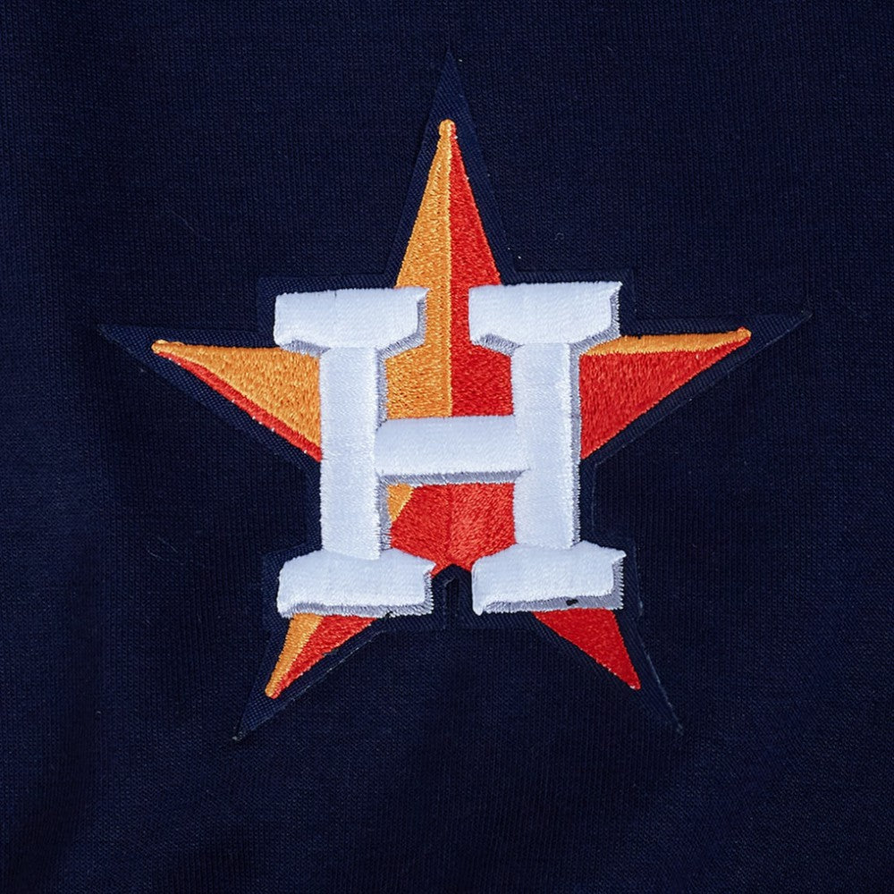 Houston Astros Pro Standard Women's Game Day Classics Crewneck Pullover Sweatshirt - Navy
