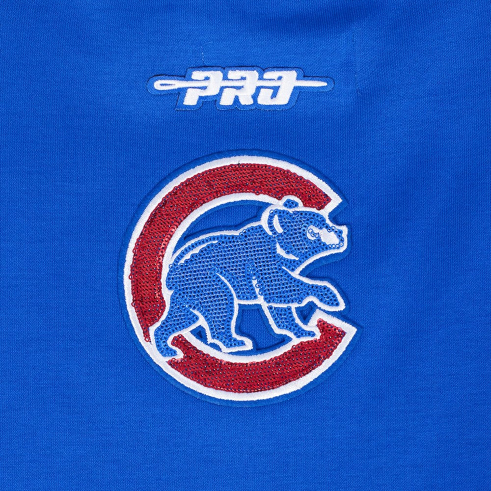 Chicago Cubs Pro Standard Women's Game Day Classics Crewneck Pullover Sweatshirt - Royal