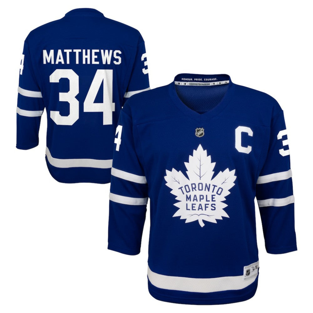 Auston Matthews Toronto Maple Leafs Youth Home Replica Player Jersey