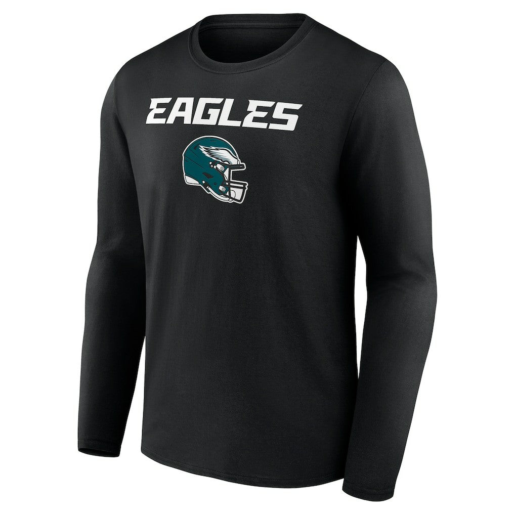 NFL Philadelphia Eagles Saquon Barkley  Name & Number Team Wordmark Long Sleeve T-Shirt