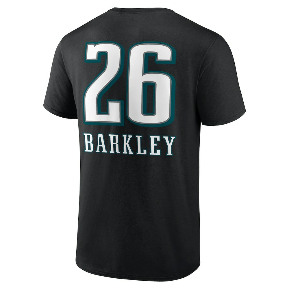 NFL Philadelphia Eagles Saquon Barkley  Name & Number Team Wordmark T-Shirt