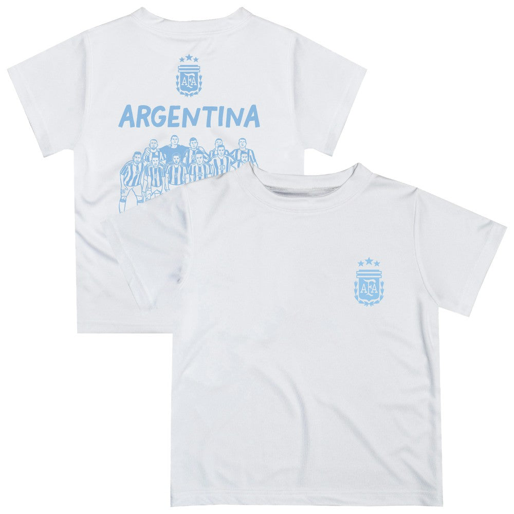 Argentina National Team Vive La Fete Youth Impressions Artwork Icons T-Shirt / Soccer Sale