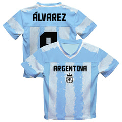 Julián Álvarez Argentina National Team Vive La Fete Football Jersey / Soccer Outlet