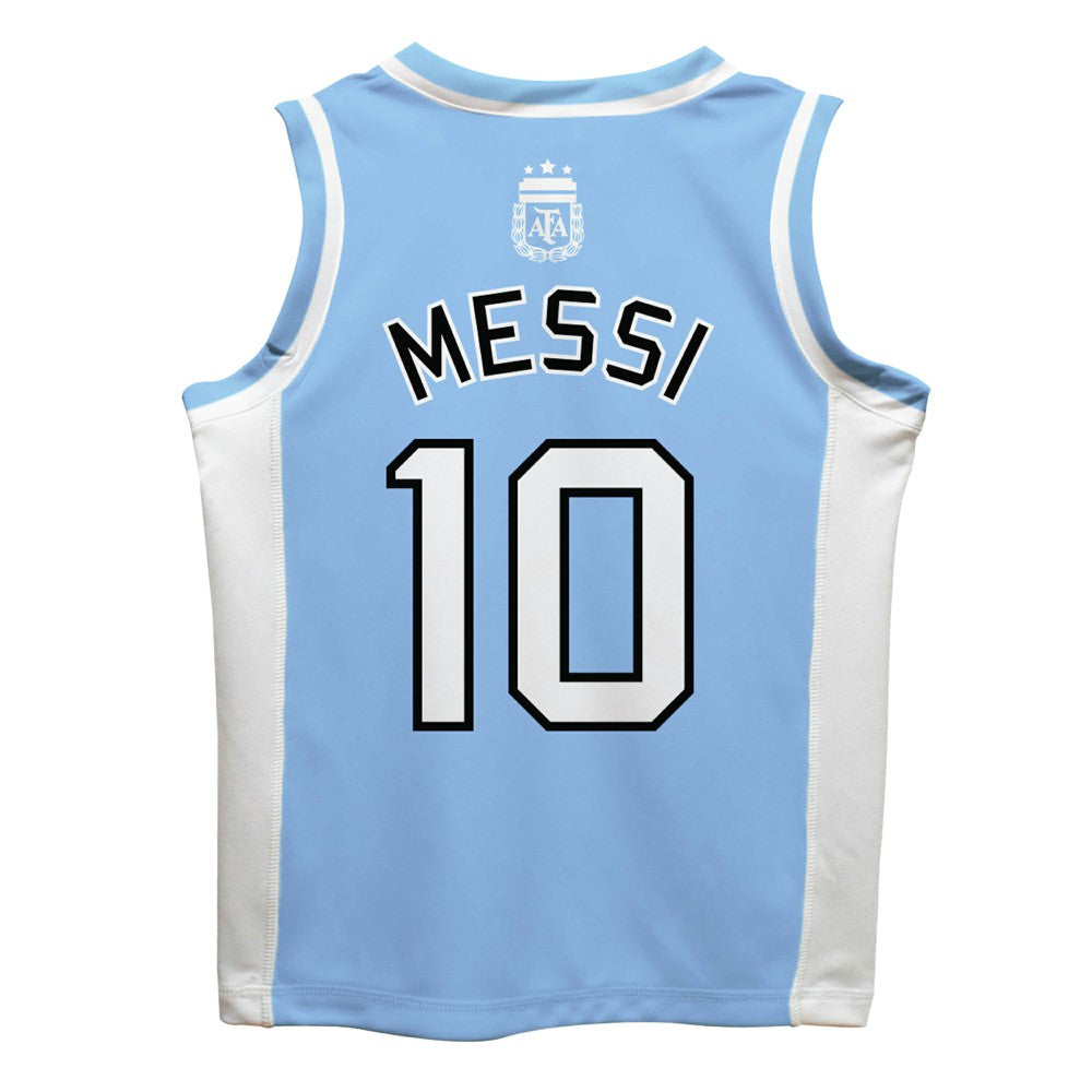 Lionel Messi Argentina National Team Vive La Fete Mesh Basketball Jersey / Soccer For sale