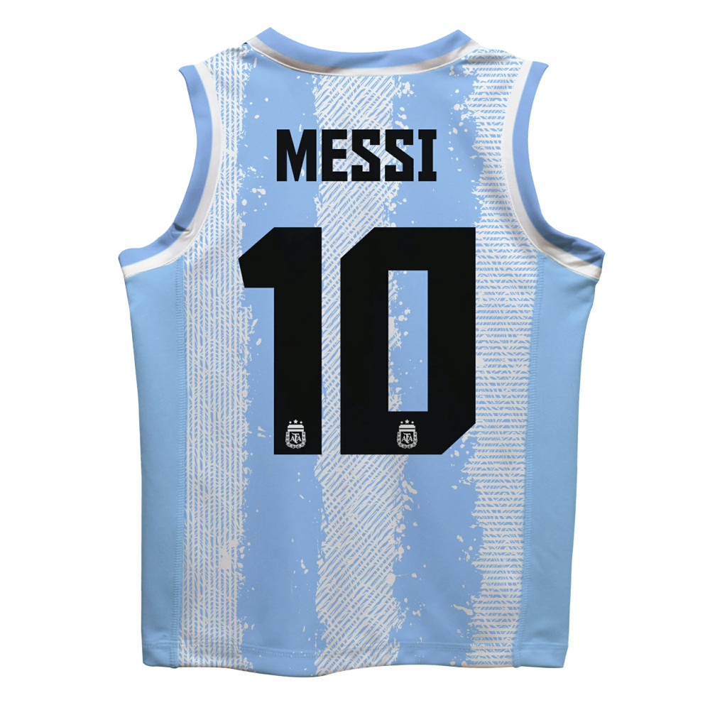 Lionel Messi Argentina National Team Vive La Fete Mesh Basketball Jersey / Soccer Outlet