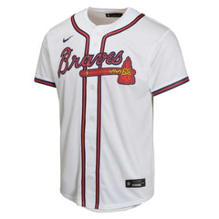 Atlanta Braves Youth Home Game Jersey - White | Nike