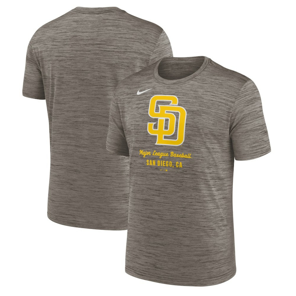 San Diego Padres Velocity Dri-FIT T-Shirt - Brown | Nike
