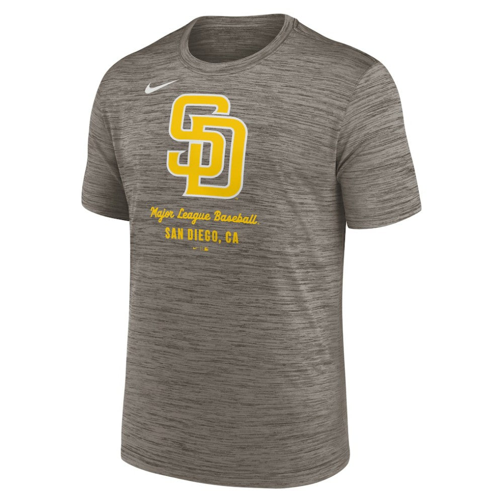 San Diego Padres Velocity Dri-FIT T-Shirt - Brown | Nike