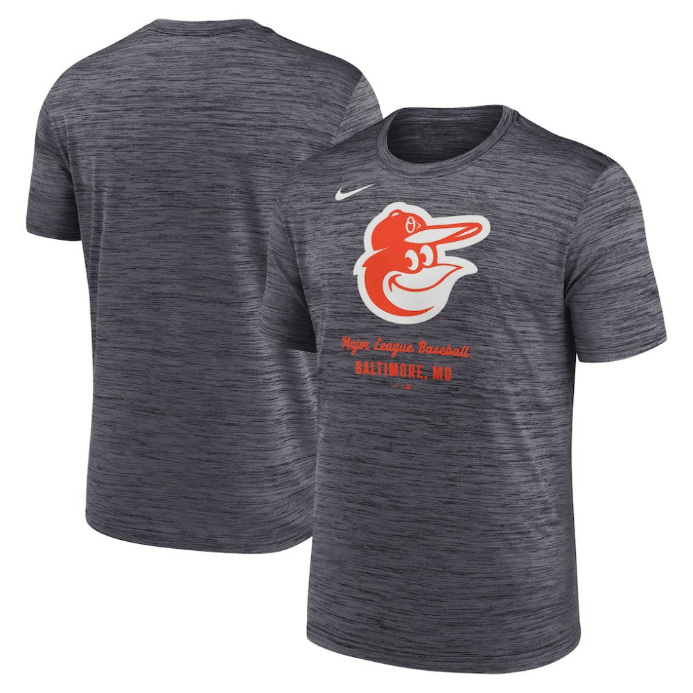 Baltimore Orioles Velocity Dri-FIT T-Shirt - Gray | Nike