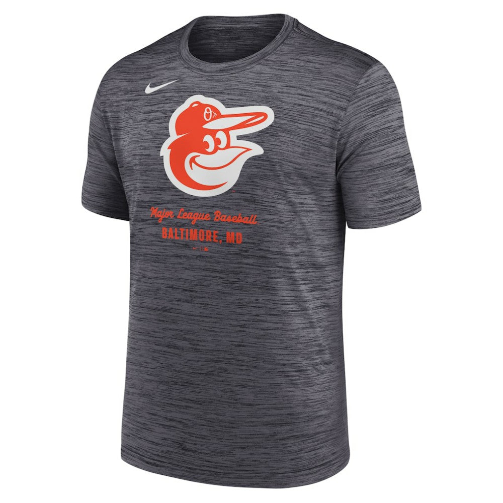 Baltimore Orioles Velocity Dri-FIT T-Shirt - Gray | Nike