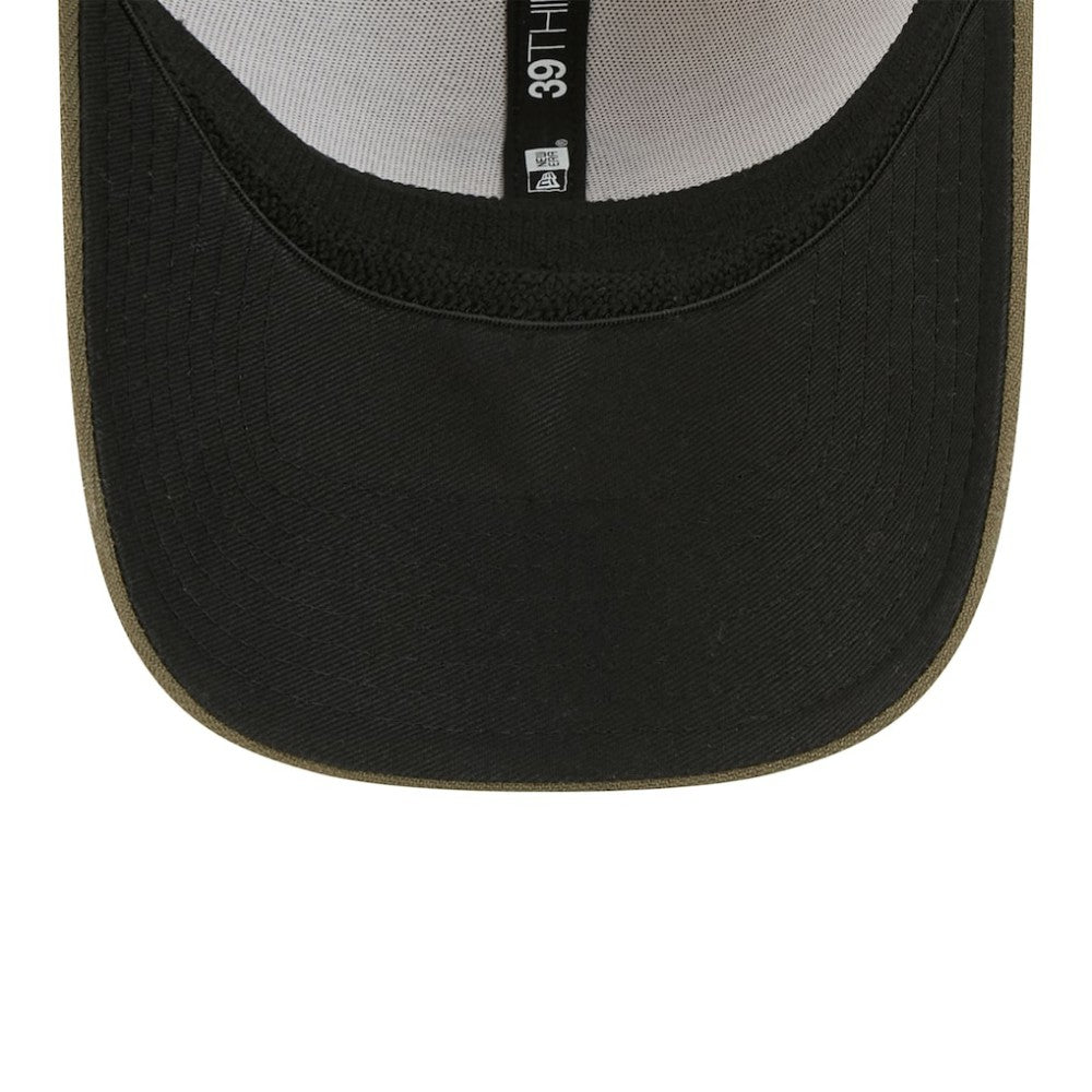 Chicago Cubs 2025 Armed Forces Day 39THIRTY Flex Hat - Light Beige/Olive | New Era