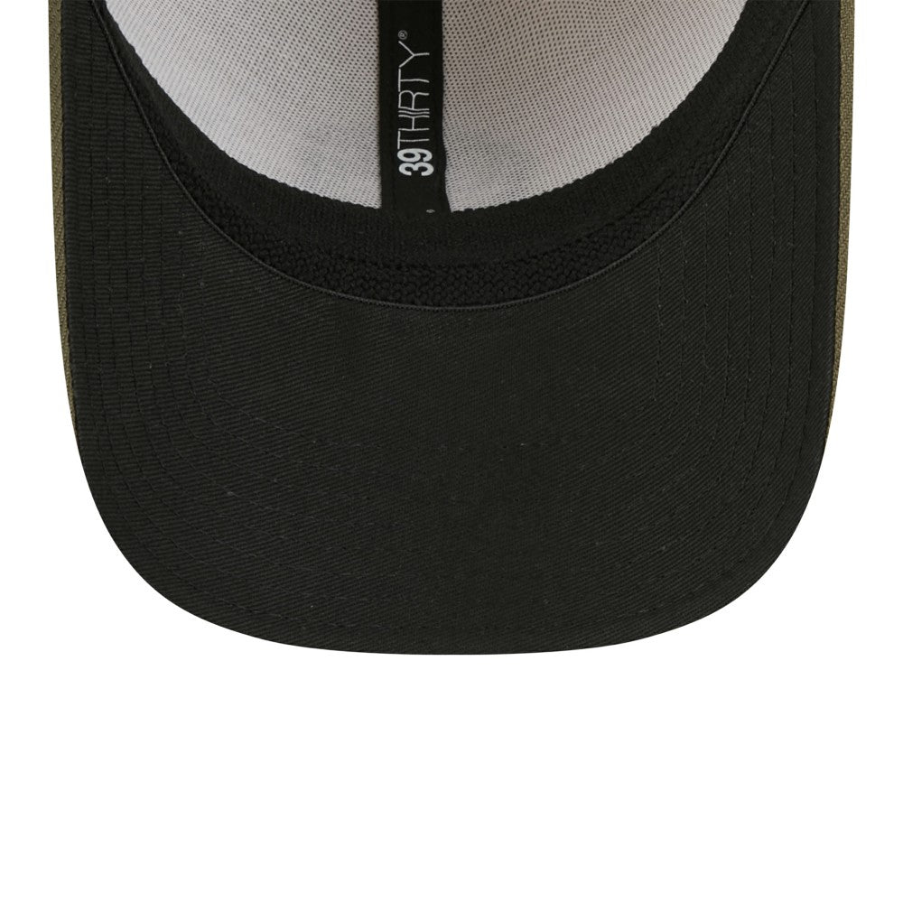 Milwaukee Brewers 2025 Armed Forces Day 39THIRTY Flex Hat - Light Beige/Olive | New Era