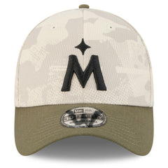 Minnesota Twins 2025 Armed Forces Day 39THIRTY Flex Hat - Light Beige/Olive | New Era