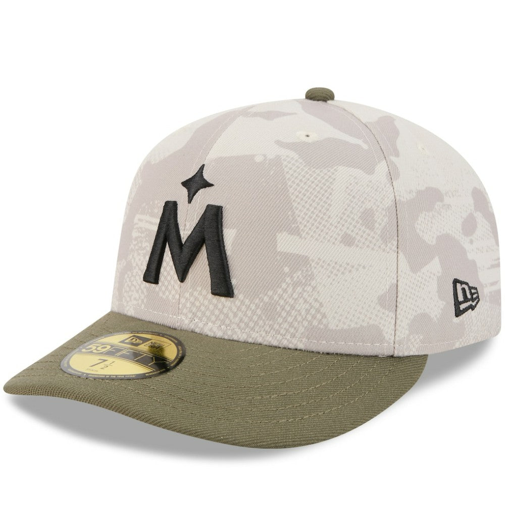 Minnesota Twins 2025 Armed Forces Day 59FIFTY Fitted Hat - Light Beige/Olive | New Era