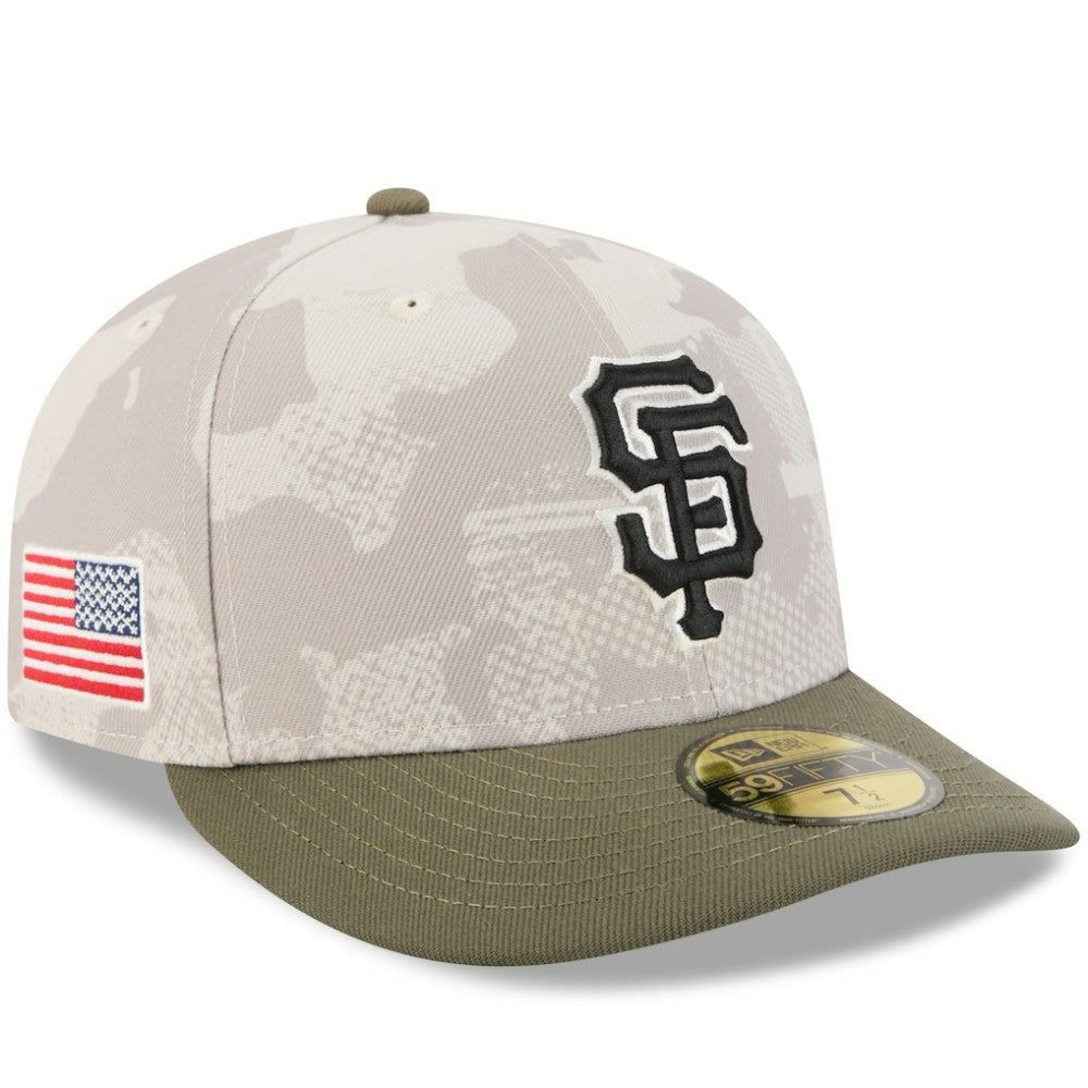 San Francisco Giants 2025 Armed Forces Day 59FIFTY Fitted Hat - Light Beige/Olive | New Era