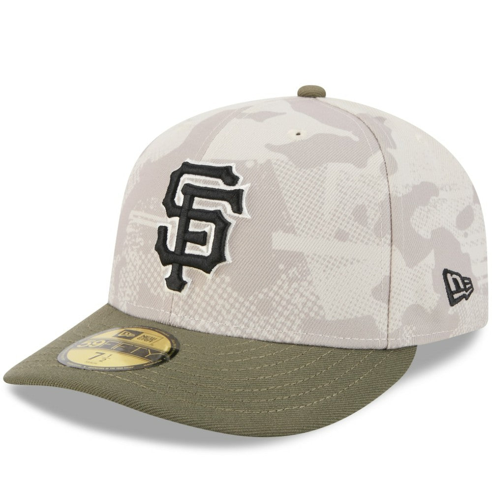 San Francisco Giants 2025 Armed Forces Day 59FIFTY Fitted Hat - Light Beige/Olive | New Era
