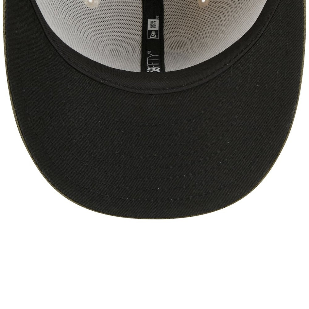 Colorado Rockies 2025 Armed Forces Day 59FIFTY Fitted Hat - Light Beige/Olive | New Era