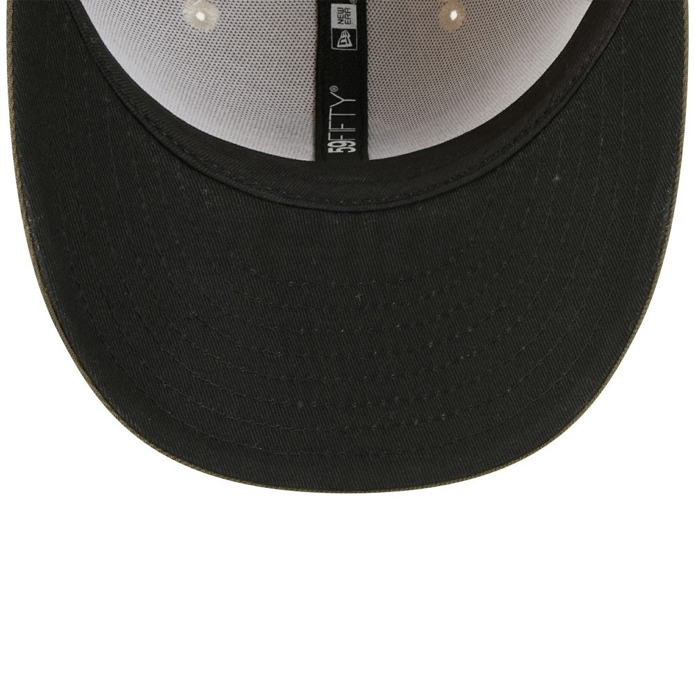 Cleveland Guardians 2025 Armed Forces Day 59FIFTY Fitted Hat - Light Beige/Olive | New Era