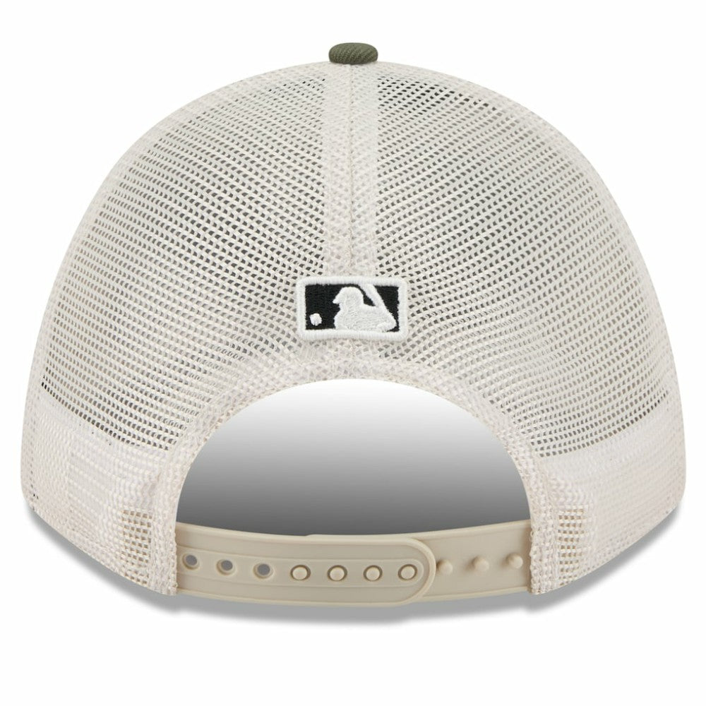 Chicago White Sox 2025 Armed Forces Day 9FORTY M-Crown A-Frame Adjustable Hat - Light Beige/Olive | New Era