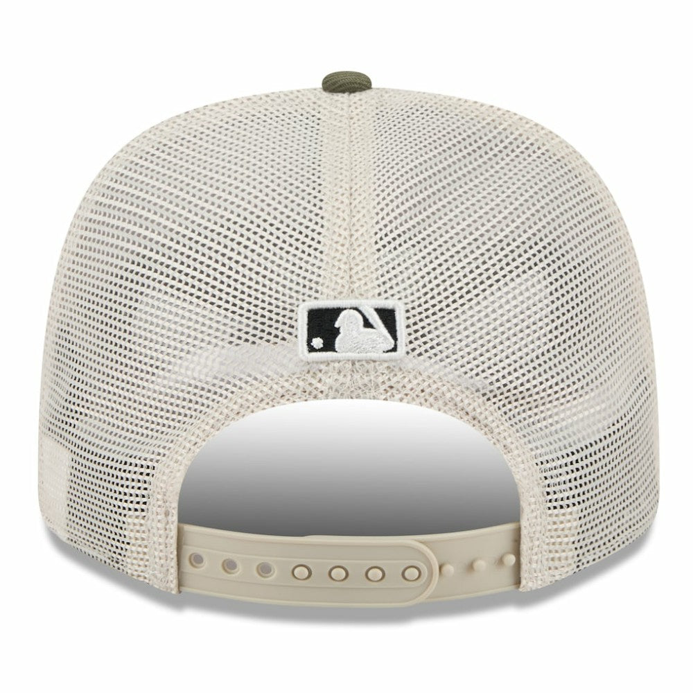 Chicago White Sox 2025 Armed Forces Day 9SEVENTY Stretch-Snap Hat - Light Beige/Olive | New Era