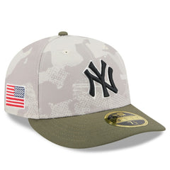New York Yankees 2025 Armed Forces Day Low Profile 59FIFTY Fitted Hat - Light Beige/Olive | New Era