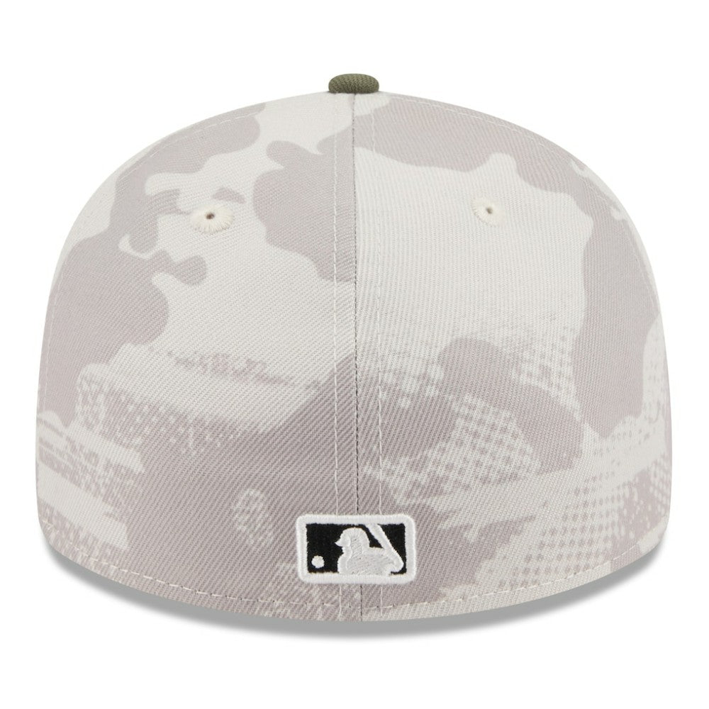 San Francisco Giants 2025 Armed Forces Day Low Profile 59FIFTY Fitted Hat - Light Beige/Olive | New Era