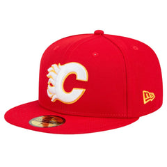 Calgary Flames New Era Core 59FIFTY Fitted Hat