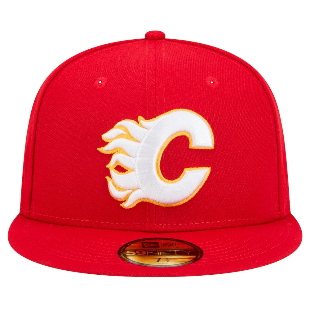 Calgary Flames New Era Core 59FIFTY Fitted Hat