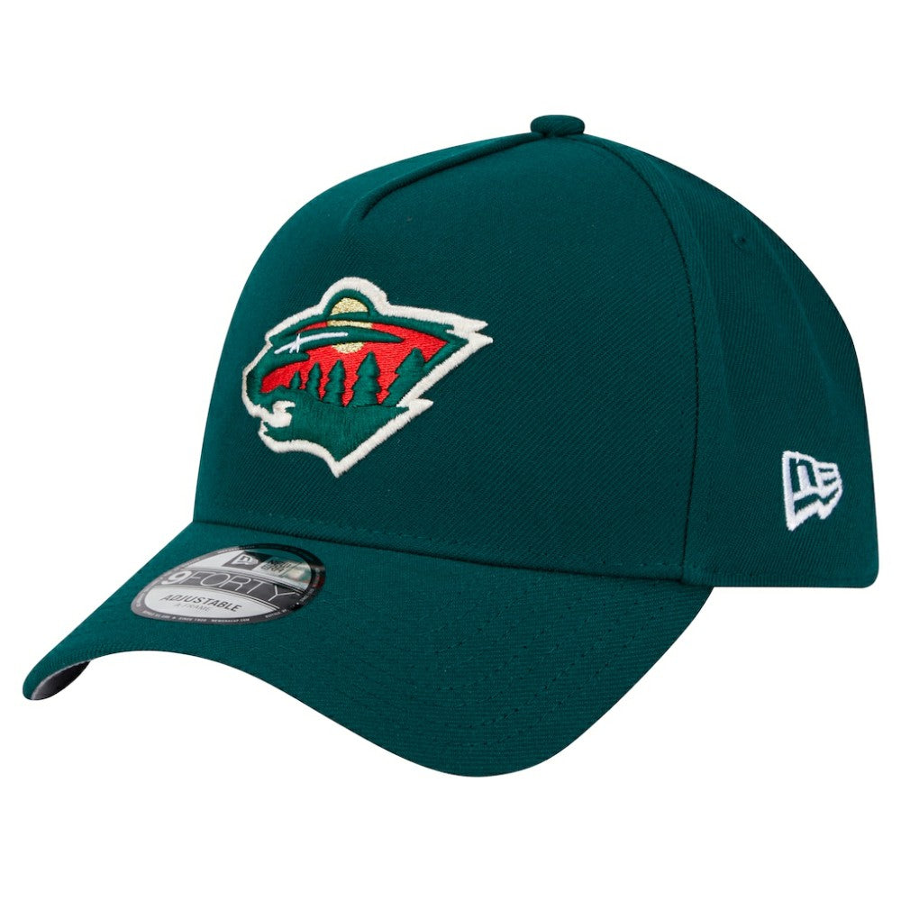 Minnesota Wild New Era Core A-Frame 9FORTY Adjustable Hat
