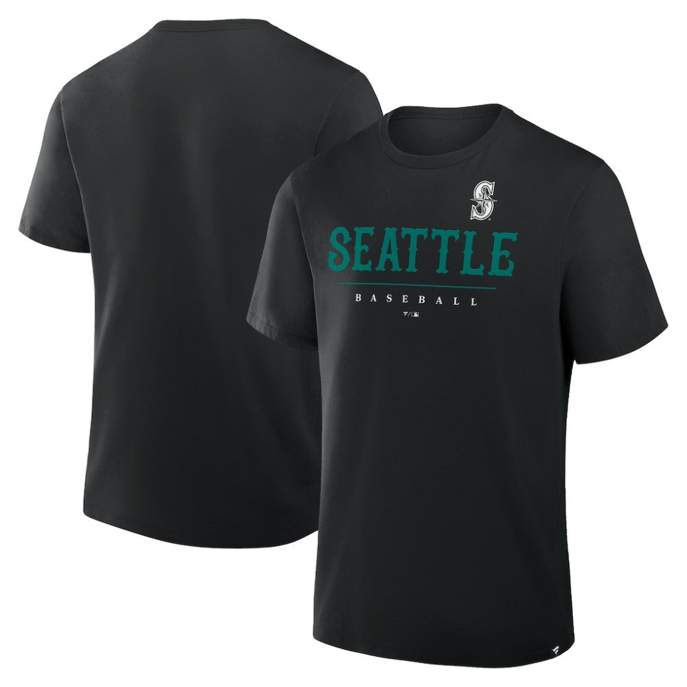 Seattle Mariners Color Pop Legacy Clubhouse T-Shirt - Black